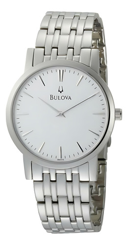 Relógio Bulova 96a115 Orig Anal Silver