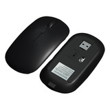 Mouse De Modo Duplo Sem Fio Bluetooth Recarregável Portátil Cor Modelo De Carregamento De Modo Duplo: Preto