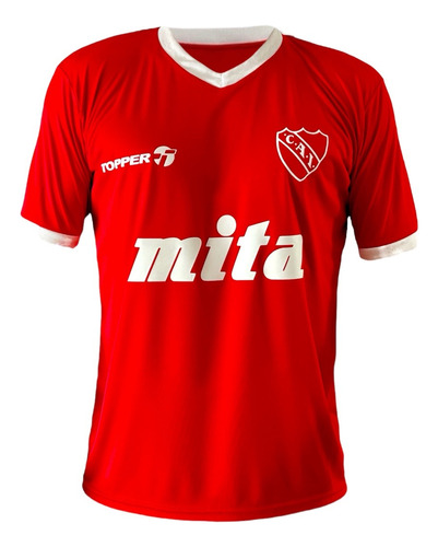 Camiseta Independiente 1985 Mita Titular Bochini Mc Retro