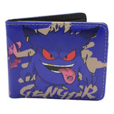 Cartera De Mega Gengar - Pokemon Fantasma - Morada