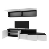 Rack Tv Modular Mueble Excelente Calidad Living Moderno