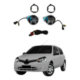 Kit Faro Auxiliar Clio Mio 12/16 Led C/lupa Y Luz Diurna Drl