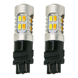 Foco Led Canbus 3157 T25 P27/7w 5630 Bicolor, 2 Piezas