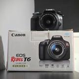 Câmera Canon T6i C/ Lente 18-55mm