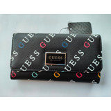 Billetera Guess Original, Abree Black Multi