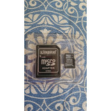 Memoria Micro Sd Kingston Con Adaptador Sd 32gb Celulares 