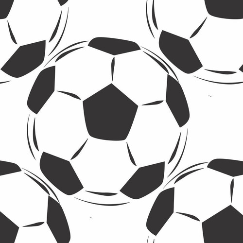 Adesivo De Parede Para Quarto Menino Bola Futebol  10m