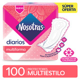 Protectores Diarios Nosotras Protectores Multiestilo Regular 100 u