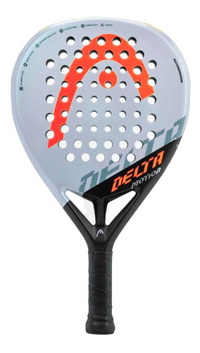 Paleta Padel Head Delta Motion 38mm Fibra Carbono 360grs