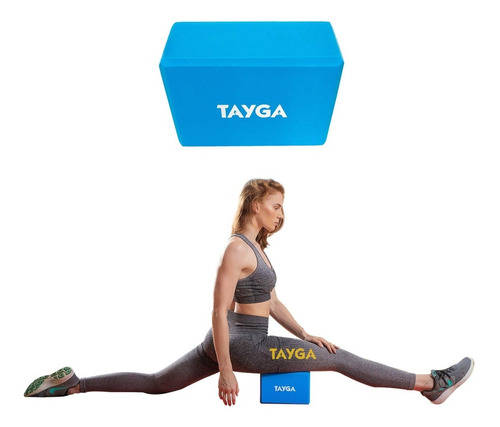 Bloque Yoga Block Eva Para Pilates Gym Envio 23x10x15 Cm