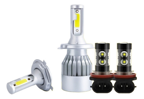 H4 H11 Blanco Kit Faros Led Luz Alta/baja Para Nissan Yd