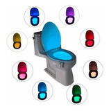 Luz Led Para Inodoro Con Sensor De Movimiento 8 Colores Baño