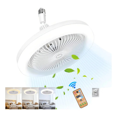 Ventilador De Techo Blanco CM-TOP Con Lámpara LED Control Remoto 5 Aspas Aroma | MercadoLibre