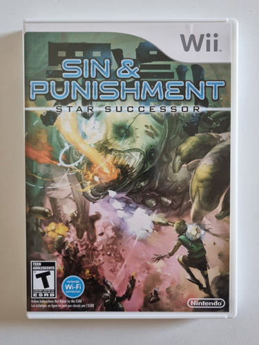 Sin & Punishment Star Sucessor Nintendo Wii Original America