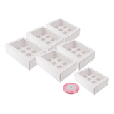 Caja Para Cupcakes Con 12 Agujeros, 6 Uds., Cajas Para ,