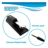 Hqrp Sustain Pedal Compatible Con Casio Ctk-2090 Ctk-2400 Ct