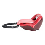 Teléfono Con Diseño De Lengua Grande Ar-5056 De Color Rojo