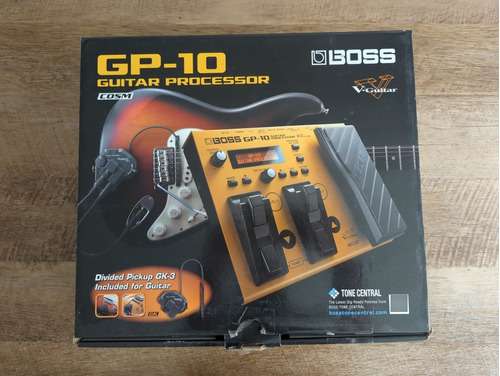 Pedalera Boss Gp-10 Convierte La Señal De Tu Guitarra A Midi