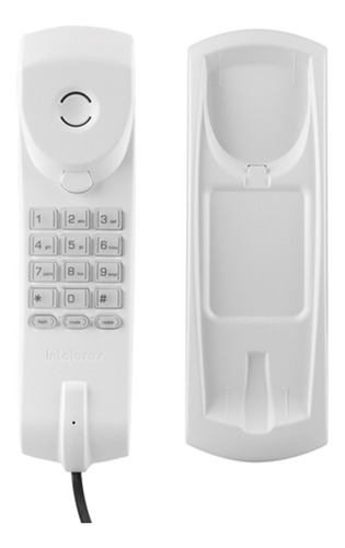 Telefone De Mesa E Parede Interfone Apartamento Casa Residencial Tc 20 Branco Intelbras Simples