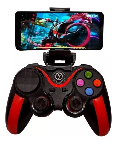 Controle  Gamepad Com Bluetooth Compatível Android Ios Pc