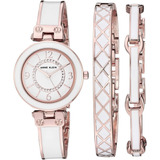 Reloj Mujer Anne Klein Con Brazaletes, Swarovski Ak/3296wtst