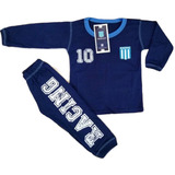 Pijama Jersey Racing Club Oficial Equipo Futbol Niño 12al16