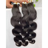 Extensiones Tape Cabello Natural Humano Virgen Ondulada 24in