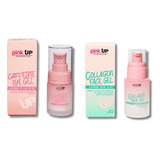 Kit  Gel De Colágeno Facial Y Contorno De Ojos Pink Up