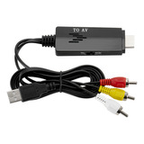 Para Conversor De Cable Hd A Av 480 I 576 I A Video Tv Vhs V