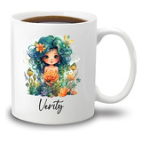 Taza De Café Personalizada Para Niña, 11 Oz 15 Oz, Hermosa T