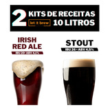 2 Kits De Insumos Para 10l ( Red Ale E Stout ) + Brindes