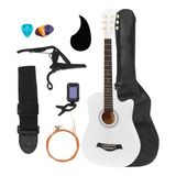 Guitarra Clasica Curva Con Accesorios Para Aprendizaje