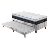 Cama Box C/auxiliar Solteiro: Colchão  Polar Masterpocket S