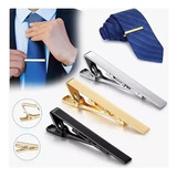 Pasador De Corbata De Metal Con Clip De Resorte 3 Pcs