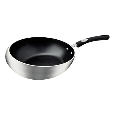 Sartén Wok Profesional 28cm Para Saltear Tramontina Samihome Color Negro | Meses sin interés