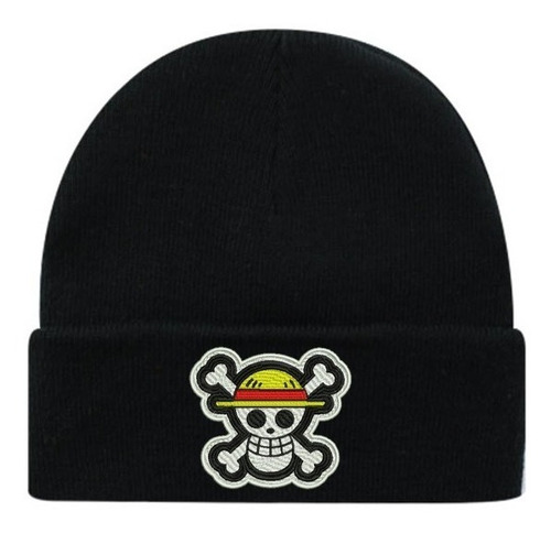 Gorro One Piece Bandera Sombreros Paja Anime Beanie Bonete 