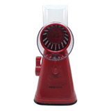 Rayador Multiuso Kanji Salad Maker Con 3 Cuchillas Color Rojo