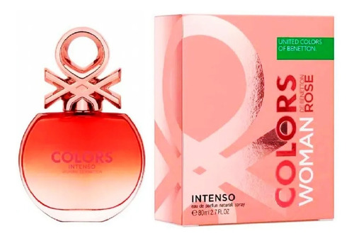 Colors Woman Rose Intenso Benetton 80v Edp Perfume Original 