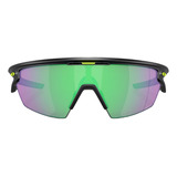 Gafas De Ciclismo Oakley Sphaera, Lentes Prizm Road Jade Negras, Lentes Violetas