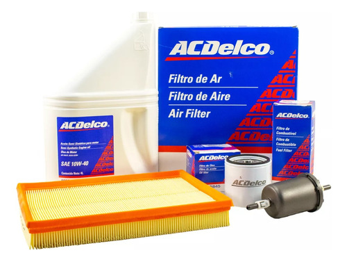 Kit Cambio De Aceite Acdelco + 3 Filtros Corsa , Agile
