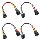 Cable Adaptador De Ventilador, 4 Unidaes/6.9 In/5 A 6 Pin