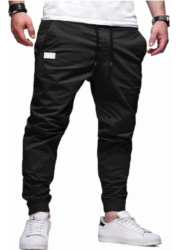 Pantalón Jogger Cargo Jeans For Hombre Casual