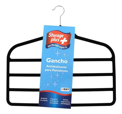 Gancho Para Pantalon 4 Niveles Ahorra Espacio Antideslizante