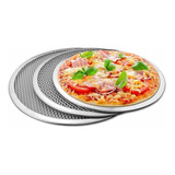 3 Mallas Profesionales Para Pizza 33-35.5-40 Cm Restaurante 