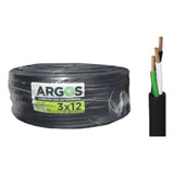 Cable Uso Rudo 3x12 100% Cobre Rollo 55m Oferta