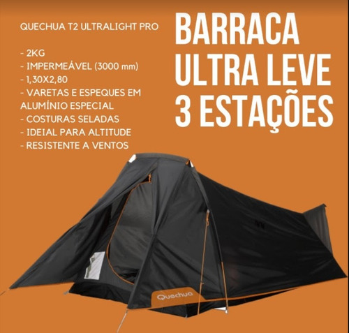 Barraca Quechua T2 Ultralight Pro