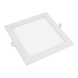 Panel Plafon Led Cuadrado 18w Embutir Blanco Frio 