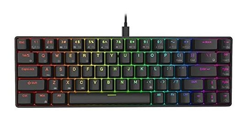 Rk68 Rk855 Teclado Mecánico Alámbrico 65 , Retroilumi...