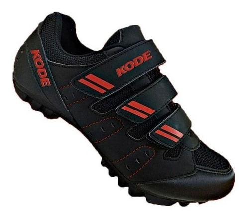 Sapatilha Mtb Kode Active Preto E Vermelho