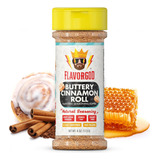 Flavor God Buttery Cinnamon Roll Seasoning Topper Mix, Natur